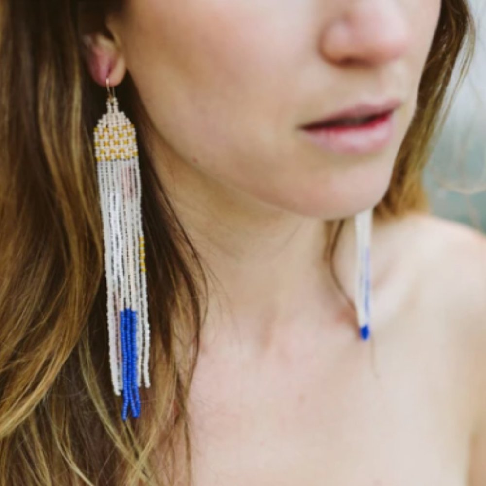 Artisan Beaded Earrings